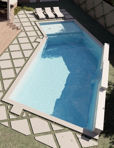 Geometric Pool — Texas Southern Pools And Spas